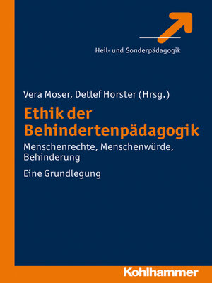 cover image of Ethik der Behindertenpädagogik